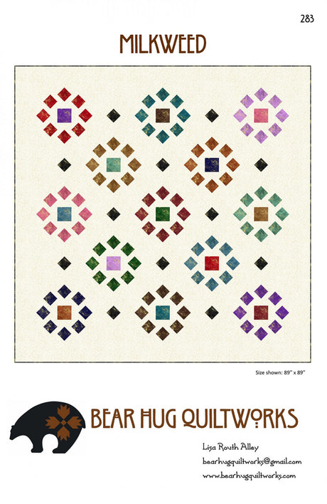 Milkweed Quilt Pattern by Bear Hug Quiltworks