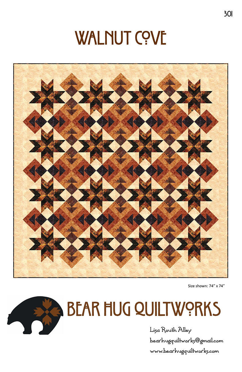 Walnut Cove Quilt Pattern by Bear Hug Quiltworks