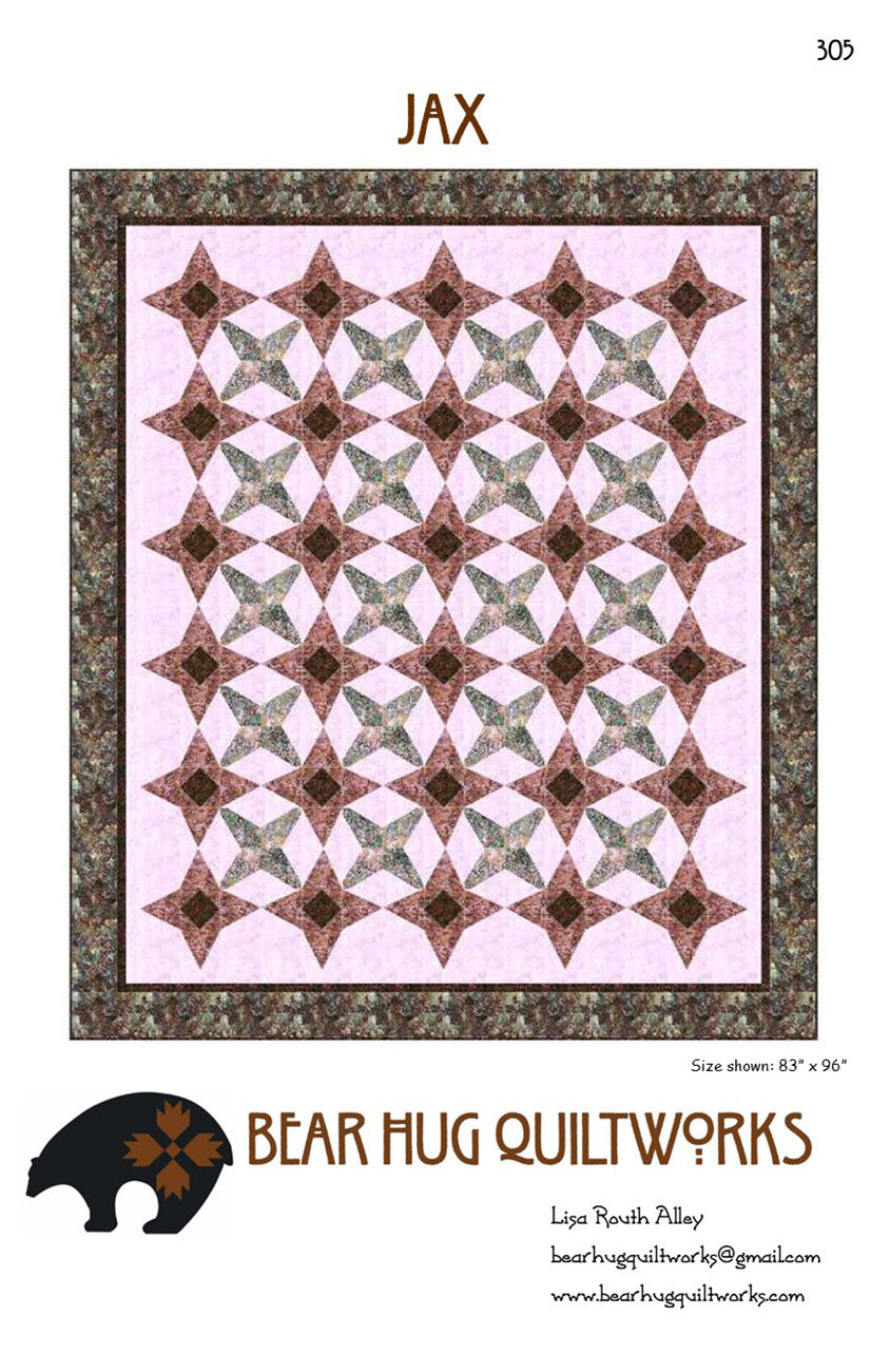 Jax Quilt Pattern by Bear Hug Quiltworks