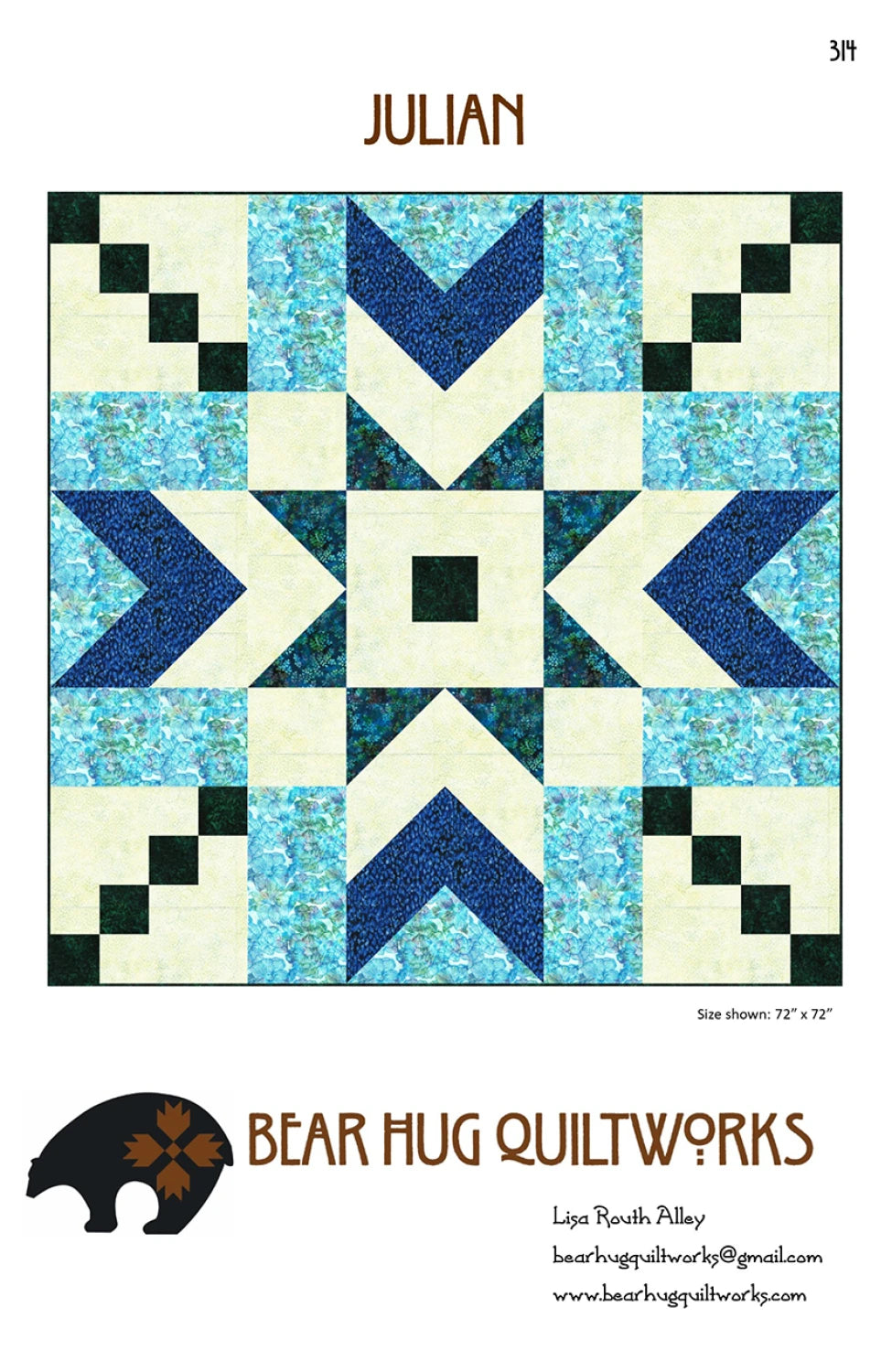 Julian Quilt Pattern by Bear Hug Quiltworks