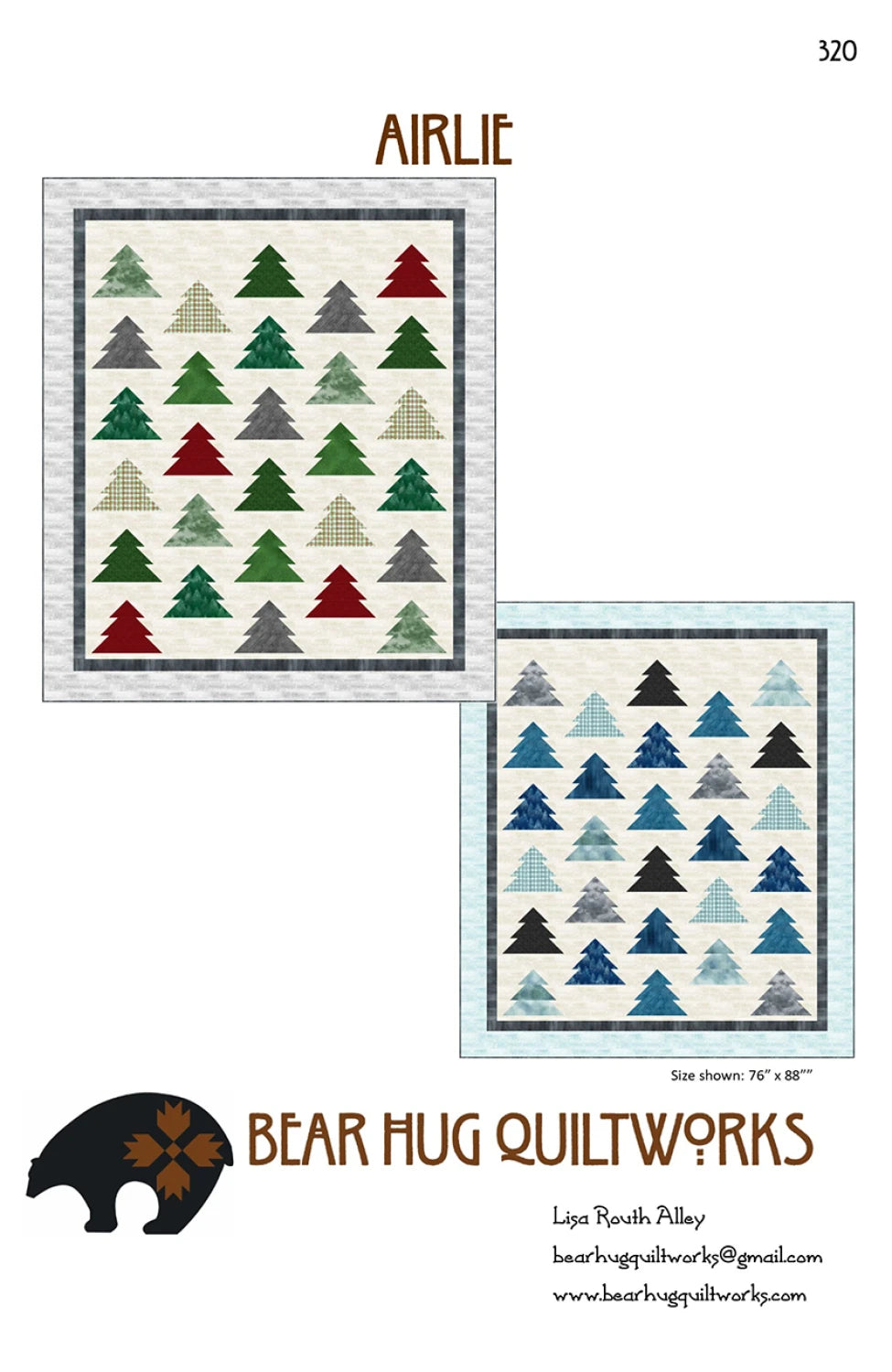 Airlie Quilt Pattern by Bear Hug Quiltworks