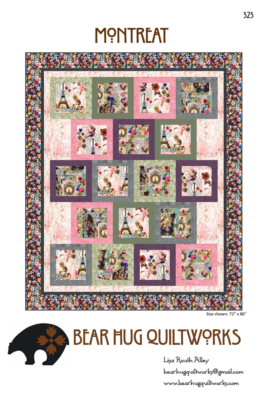 Montreat Quilt Pattern by Bear Hug Quiltworks