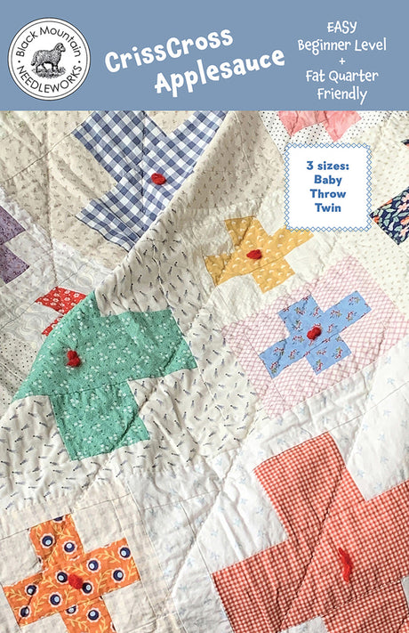 Crisscross Applesauce Quilt Pattern by Black Mountain Needleworks