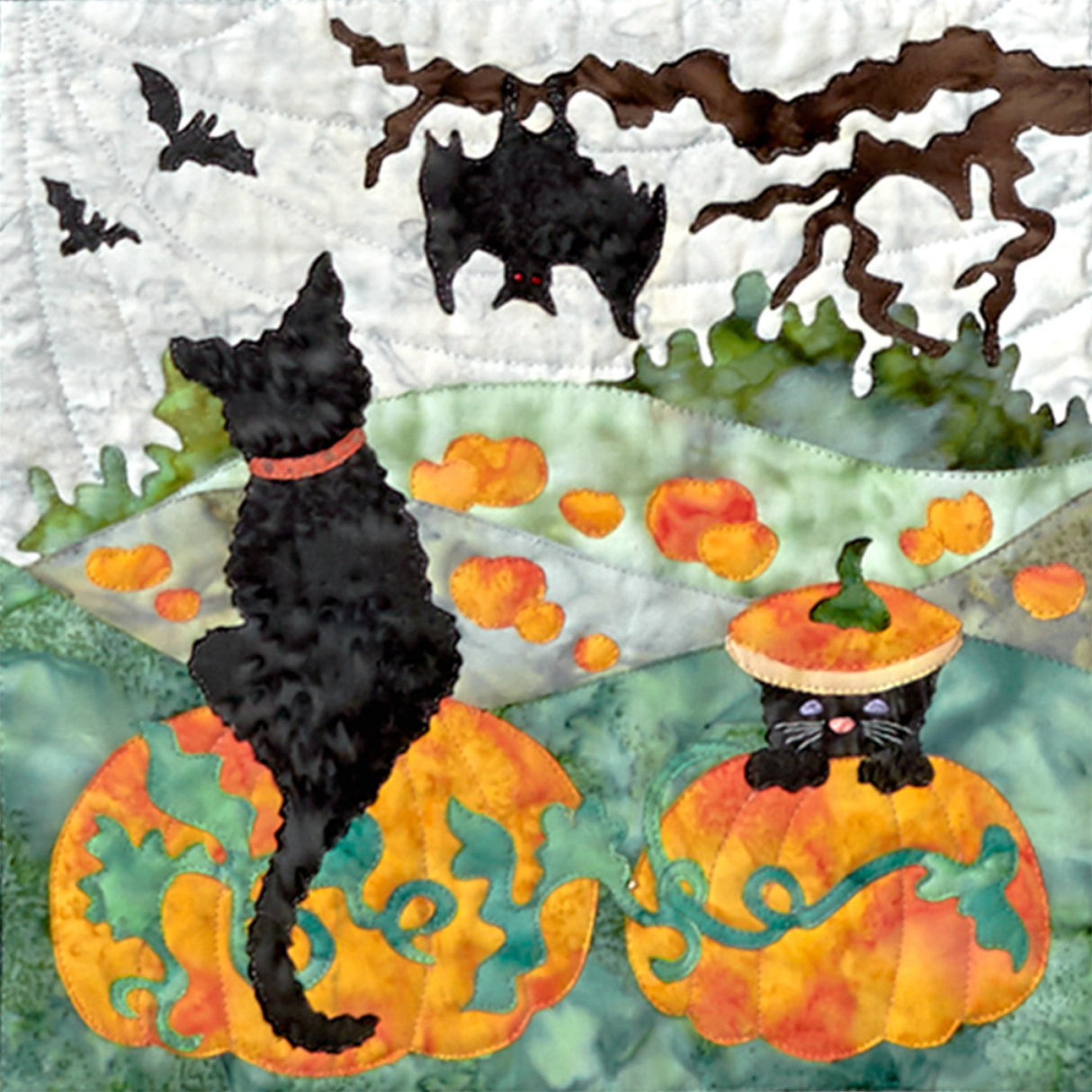Halloweenies II Hocus & Pocus Applique Pattern by Pine Needles