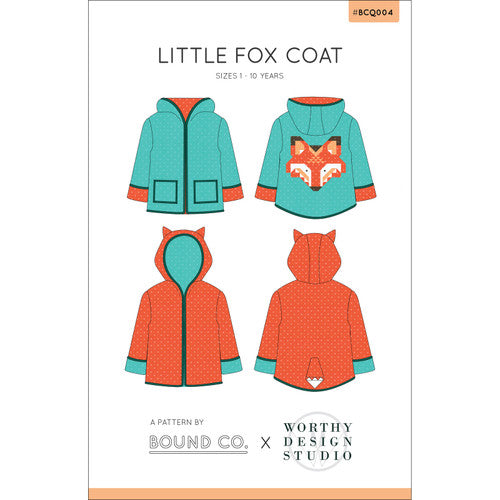 Little Fox Coat quilt pattern by Bound Co.