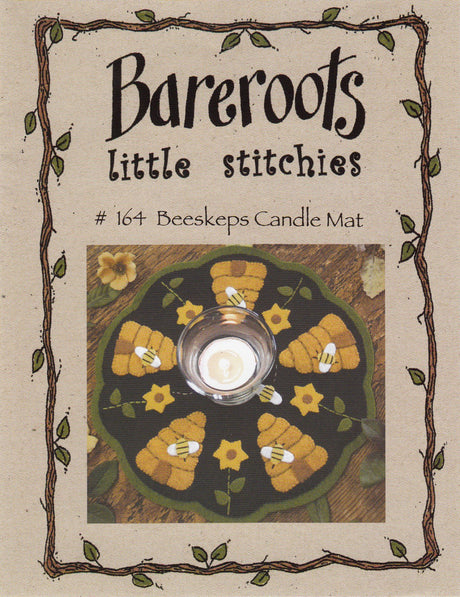 Little Stitchies - Beeskeps Candle Mat Pattern
