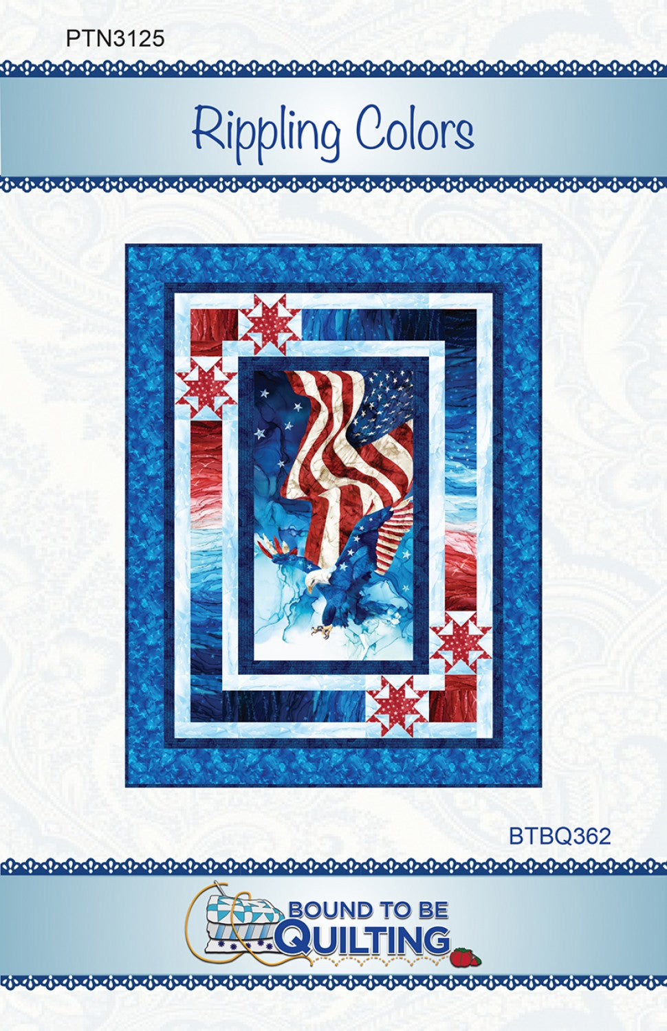 Rippling Colors Quilt Pattern by Bound To Be Quilting, LLC