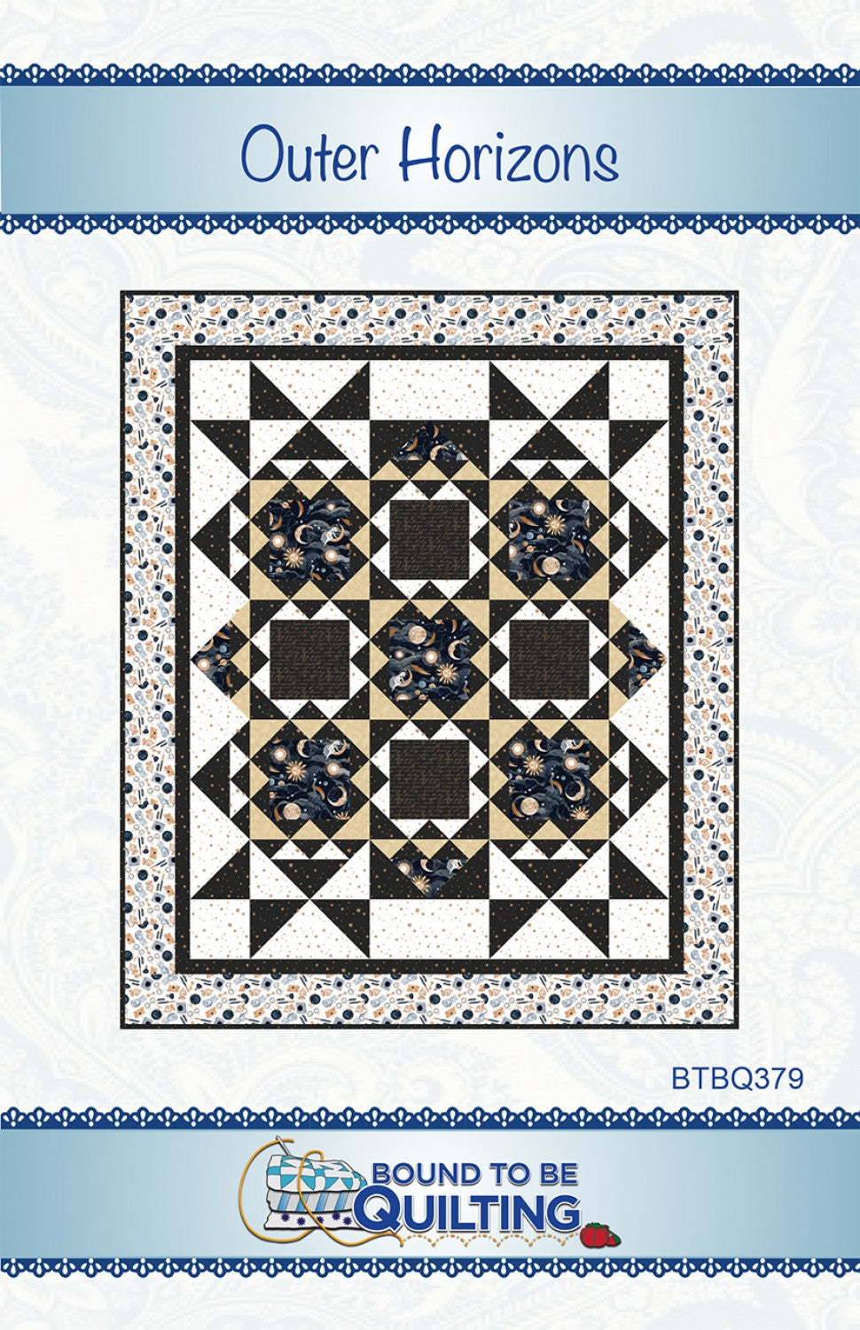 Outer Horizons Quilt Pattern by Bound To Be Quilting, LLC