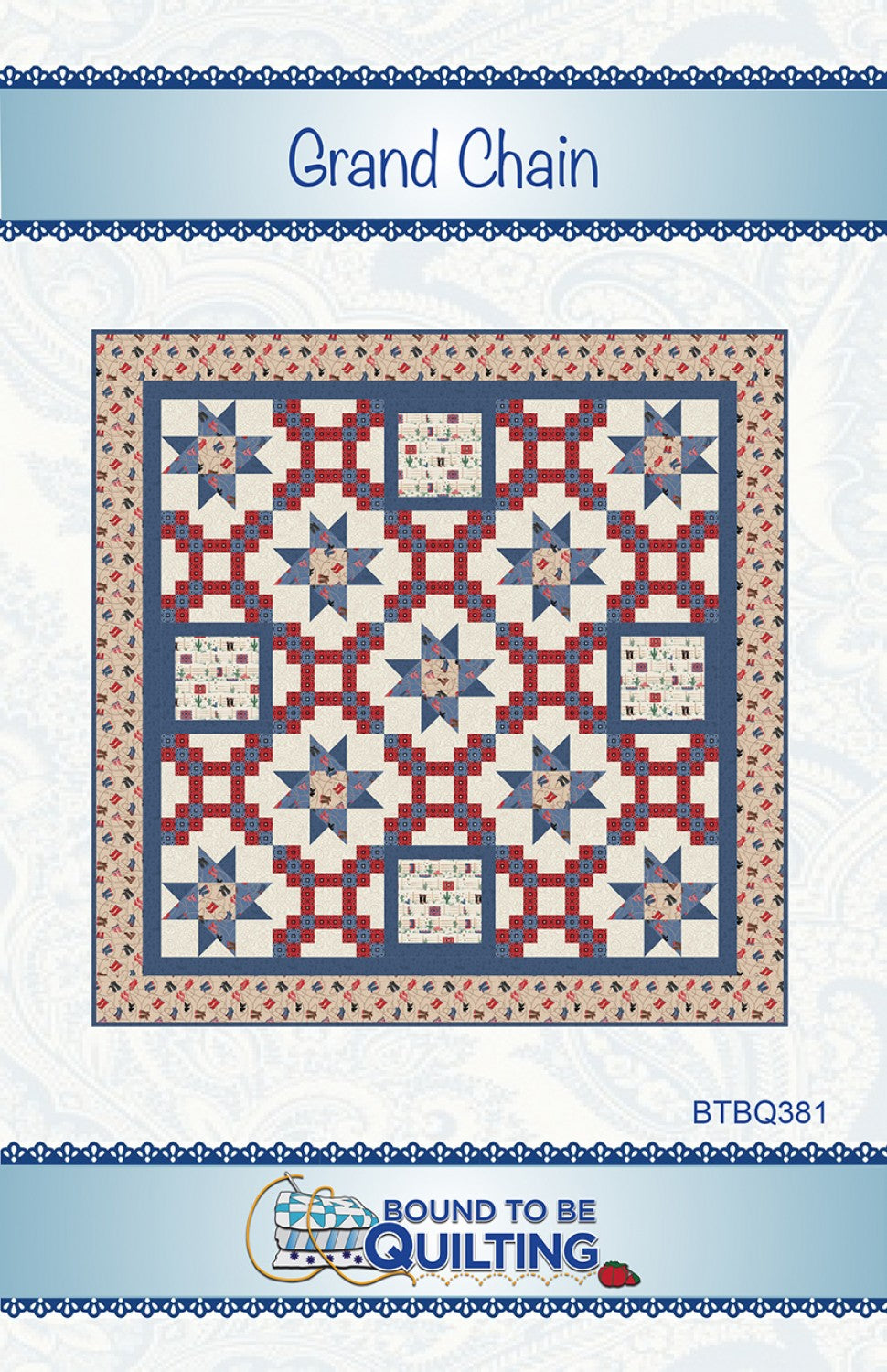 Grand Chain Quilt Pattern by Bound To Be Quilting, LLC