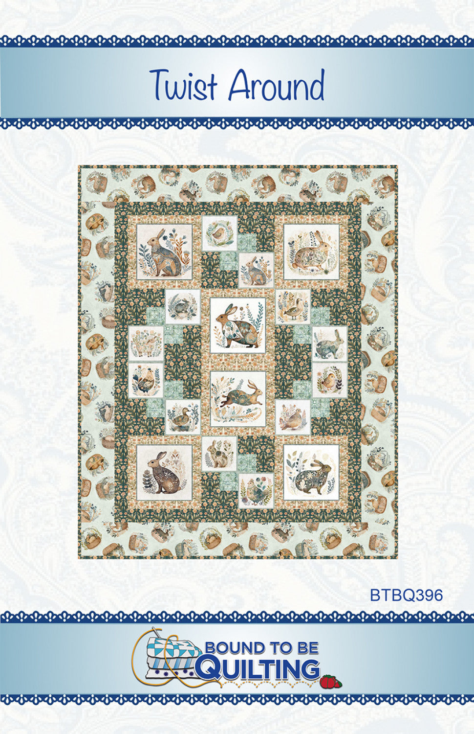 Twist Around Quilt Pattern by Bound To Be Quilting, LLC