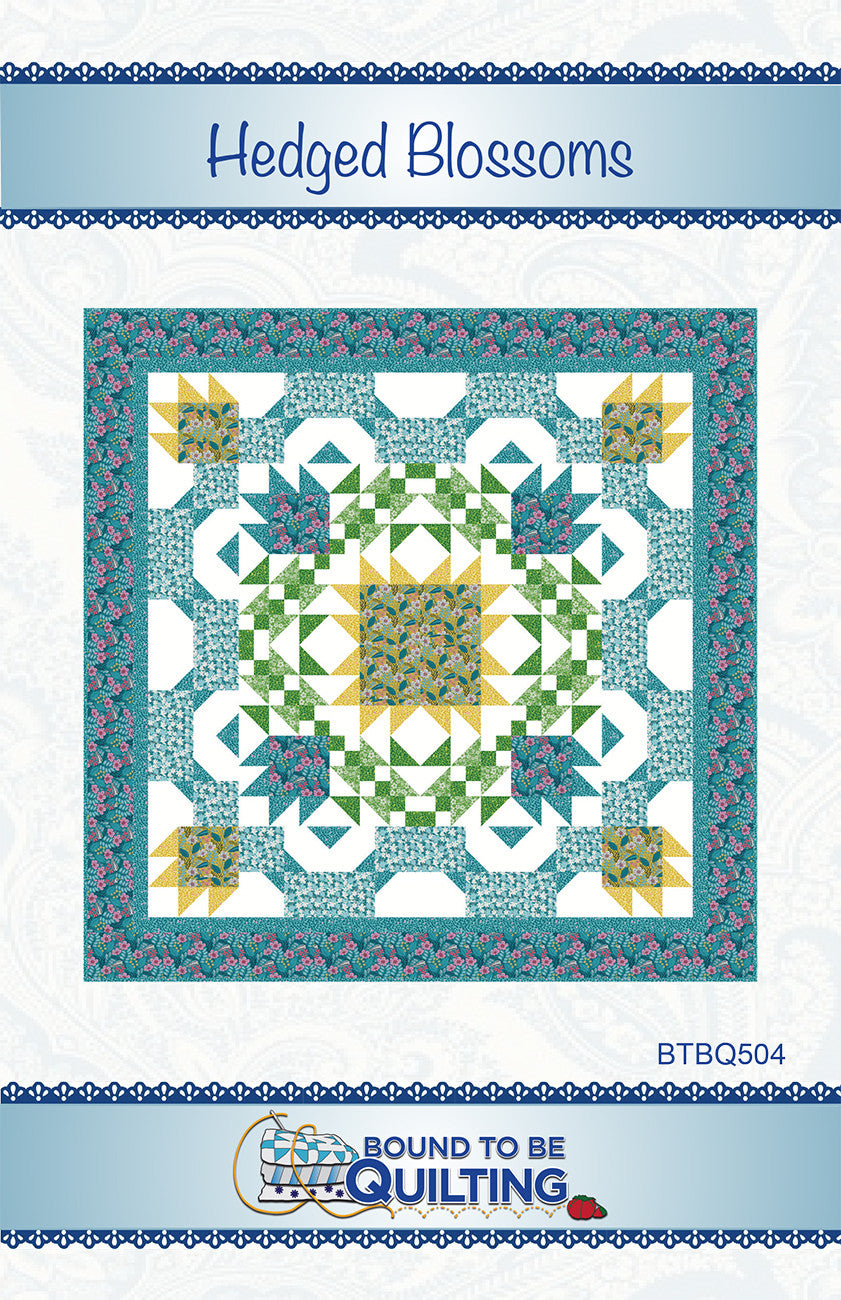 Hedged Blossoms Quilt Pattern by The Whimsical Workshop