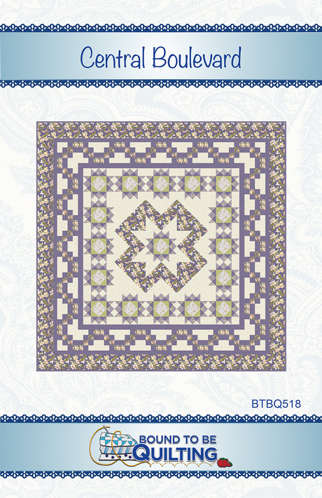 Central Boulevard Quilt Pattern by The Whimsical Workshop