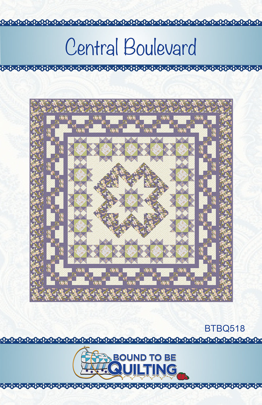 Central Boulevard Quilt Pattern by The Whimsical Workshop