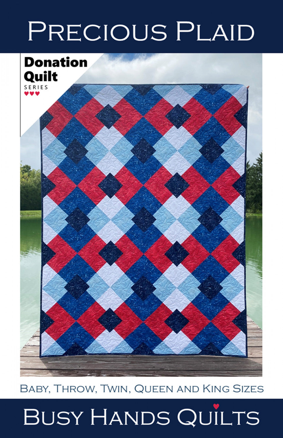 Precious Plaid Quilt Pattern by Busy Hands