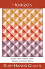 Horizon Quilt Pattern by Busy Hands