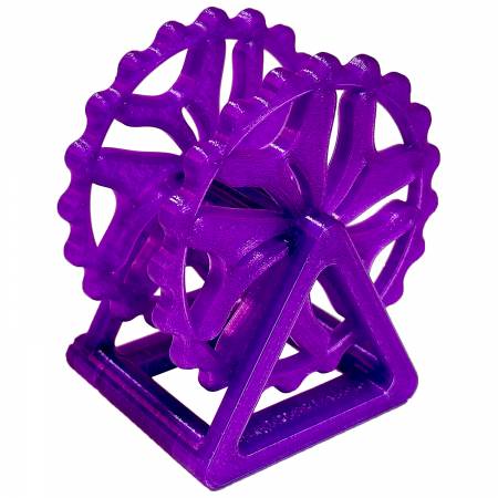 Binding Wheel Orchid by Purple Hobbies LLC