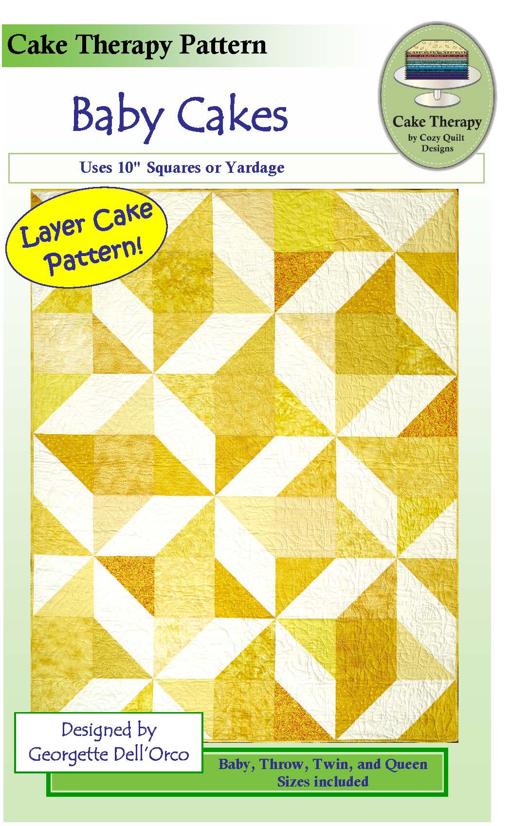 Baby Cakes Downloadable Pattern by Cozy Quilt Designs
