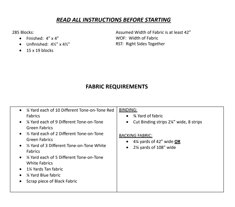 Back of the Comes Santa Claus Downloadable Pattern by Jannelle Carlson
