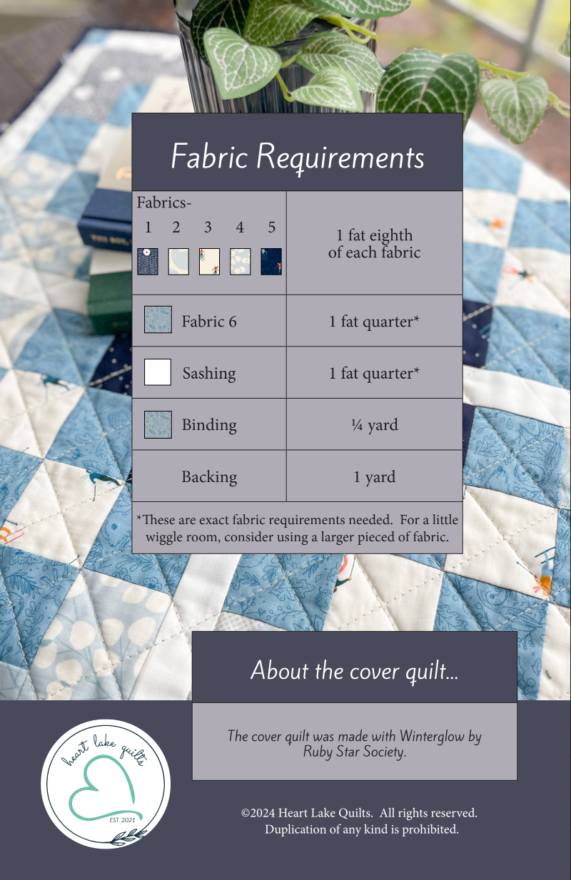 Back of the Village Square Downloadable Pattern by Heart Lake Quilts