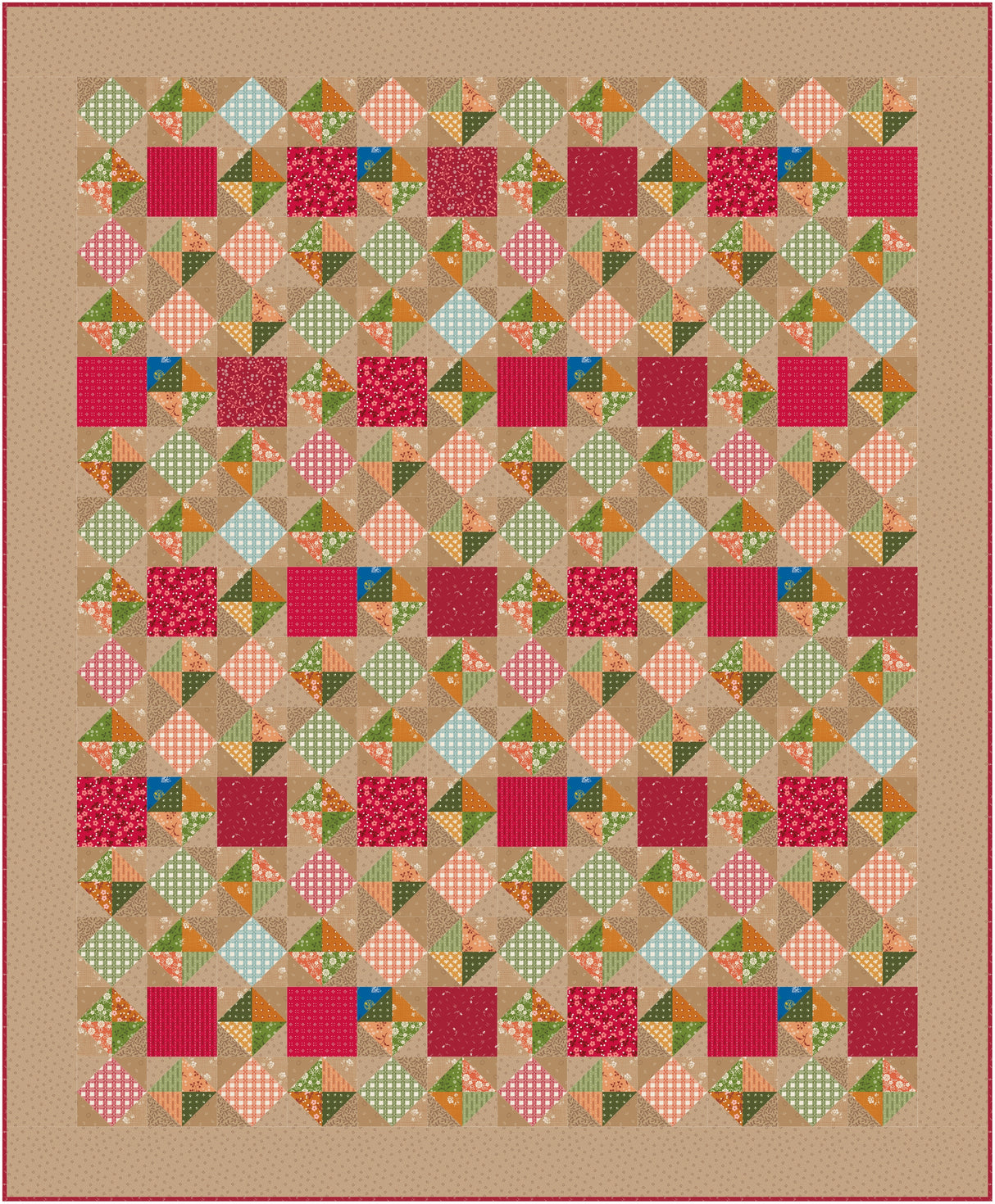 Beach Blanket Downloadable Pattern by A Quilted Diary