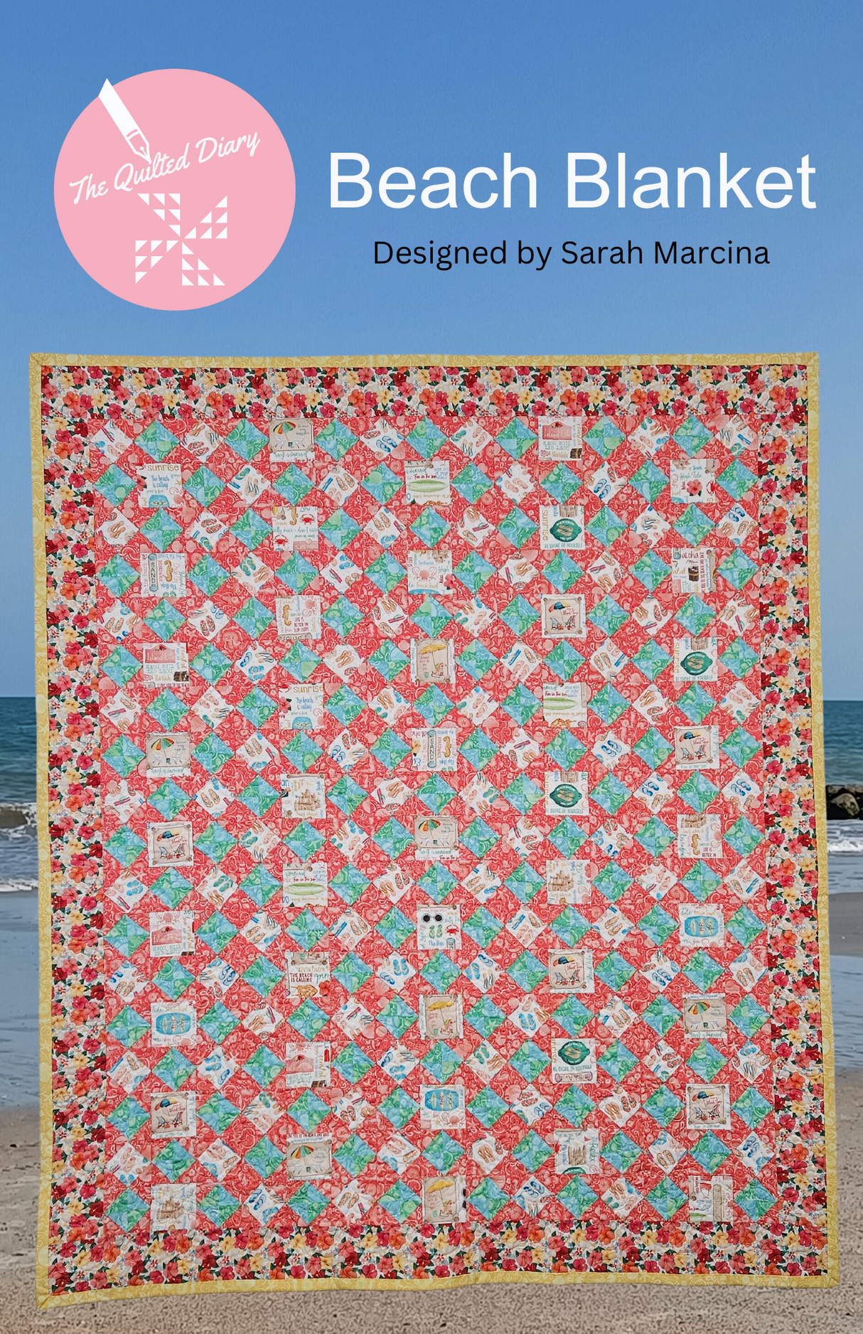 Beach Blanket Downloadable Pattern by A Quilted Diary