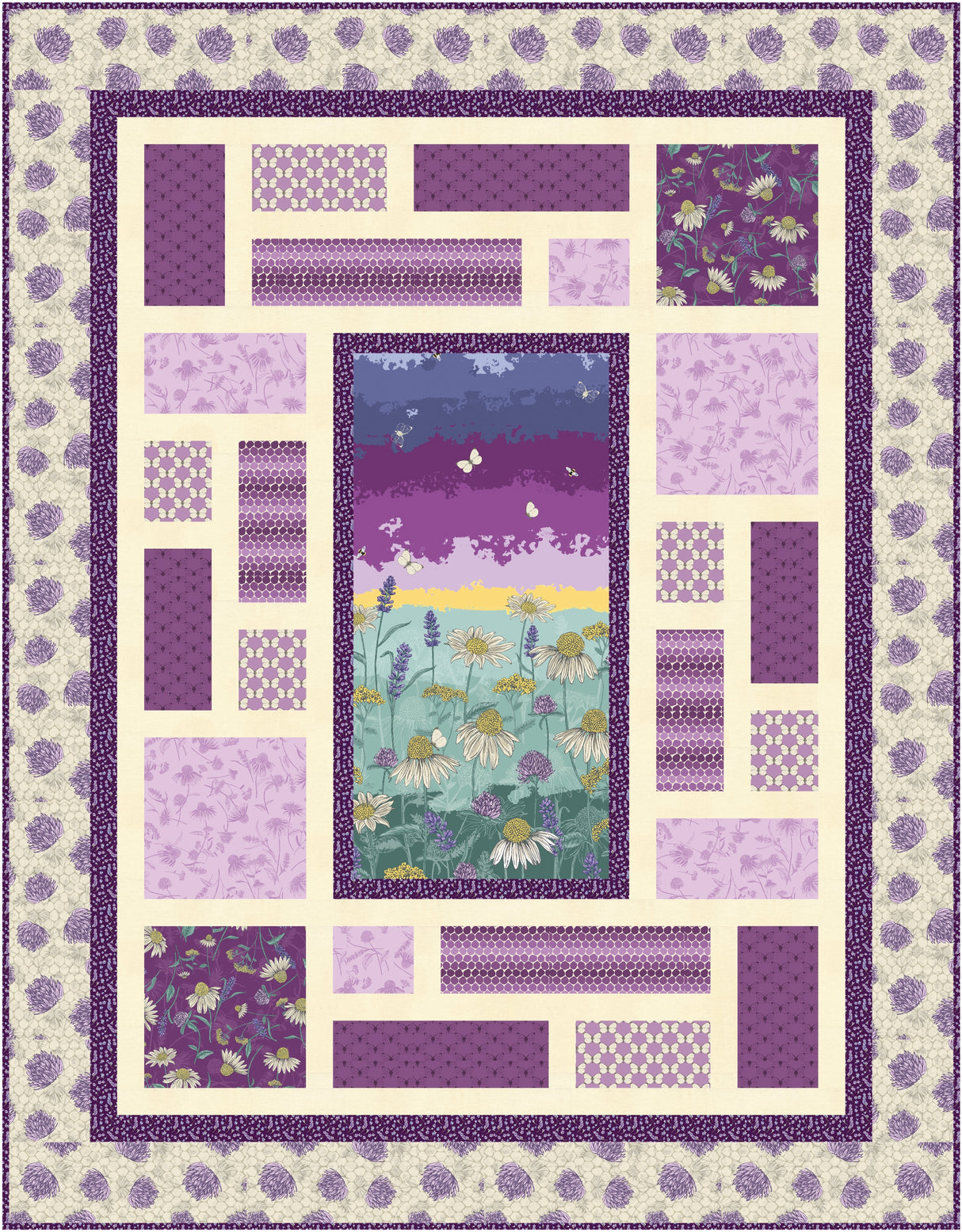 Bee Maze Downloadable Pattern by Needle In A Hayes Stack