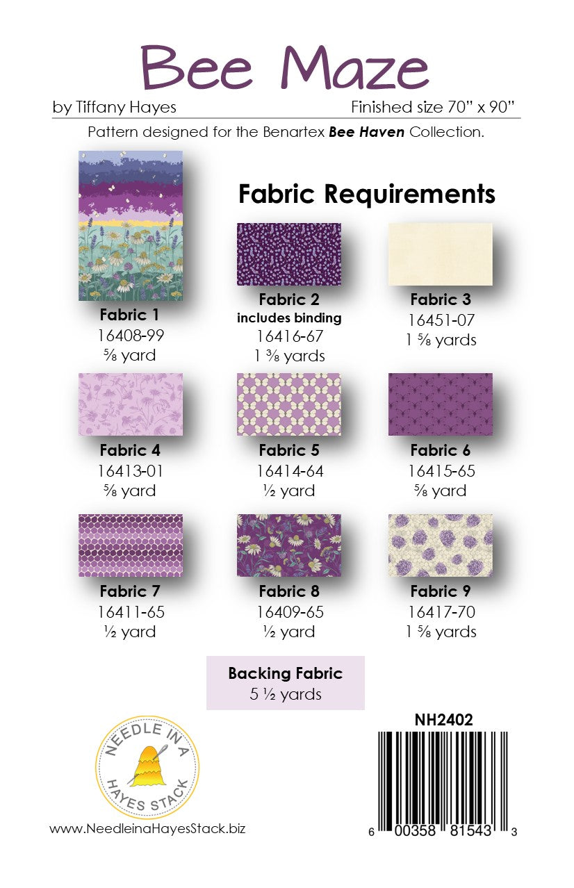 Bee Maze Downloadable Pattern by Needle In A Hayes Stack