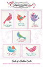 Birds of a Feather Greeting Cards Downloadable Pattern by Fabric Confetti