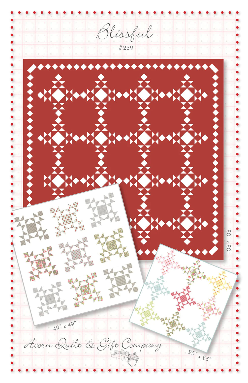 Blissful Quilt Pattern by Brenda Riddle Designs