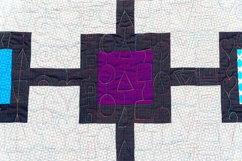 Block Chain Downloadable Pattern by Christa Quilts