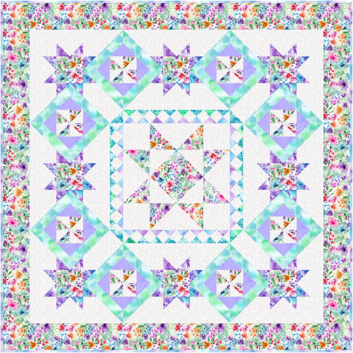 Bloom Bright Party Downloadable Pattern by Needle In A Hayes Stack