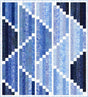 Bluebell Strip Ripple Downloadable Pattern by Pine Tree Country Quilts