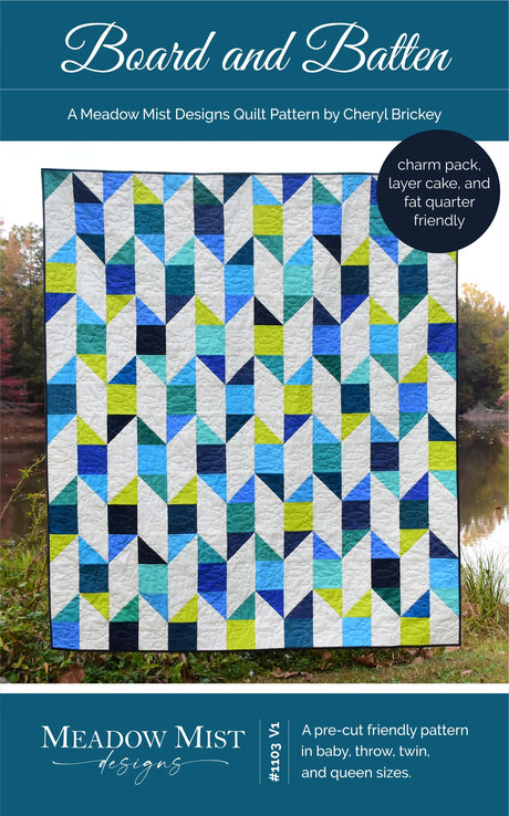 Board and Batten Downloadable Pattern by Meadow Mist Designs