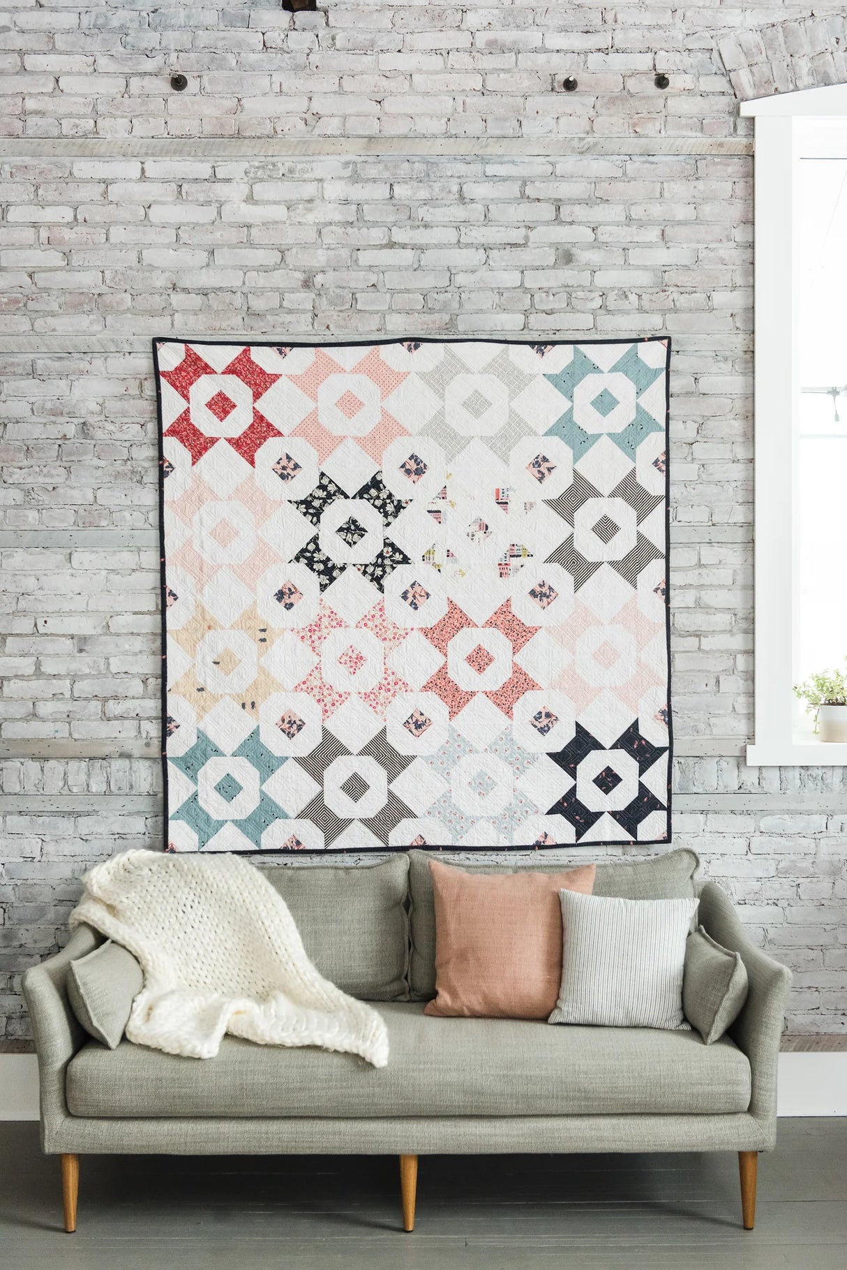 Bowtie Flower Quilt Pattern by Quilter's Candy