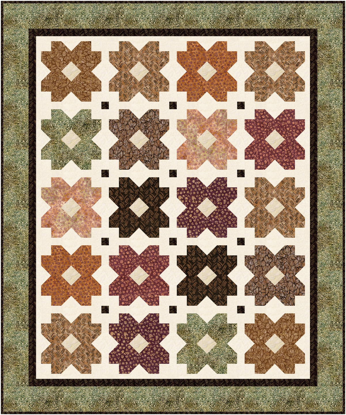 Bramble Blossoms Downloadable Pattern by Needle In A Hayes Stack
