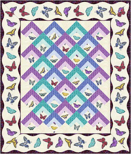 Butterfly Ballet Quilt Pattern by Animas Quilts Publishing