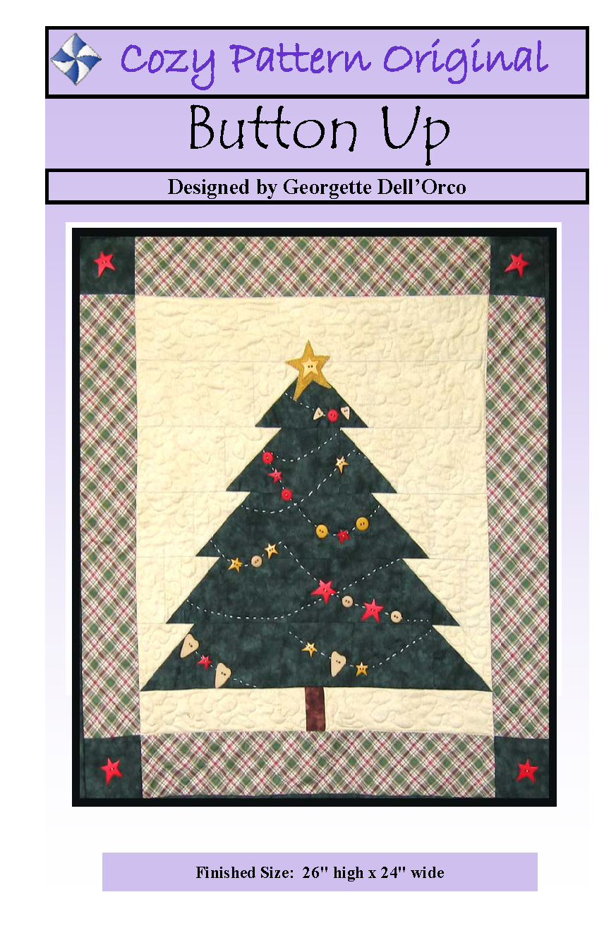 Button Up Downloadable Pattern by Cozy Quilt Designs