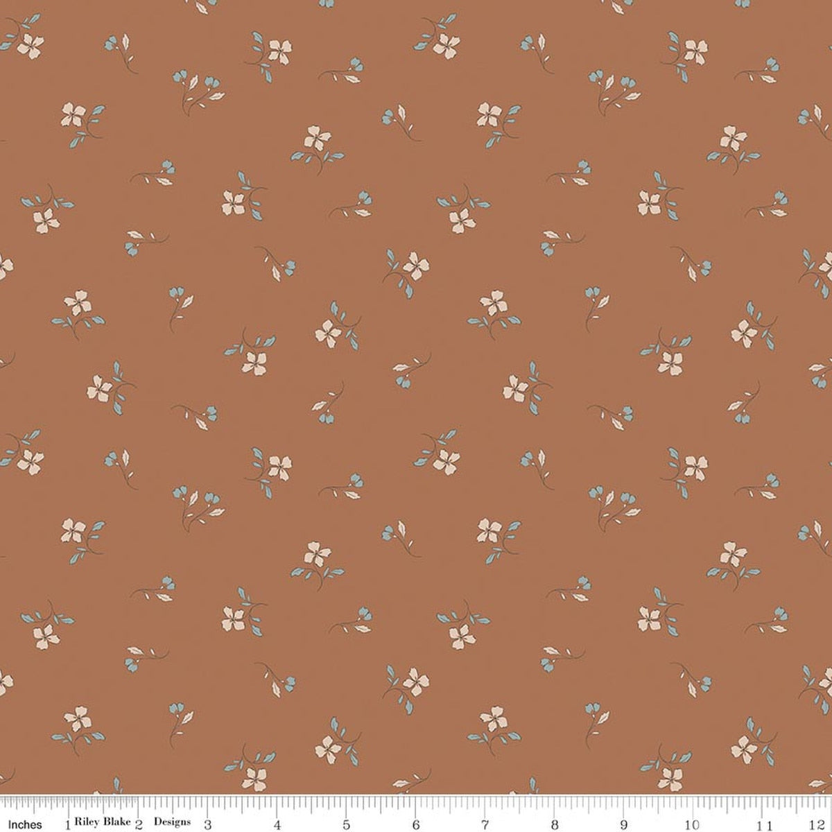 Charmed & Treasured Iris Clay Quilt Fabric by Kassidy Grace