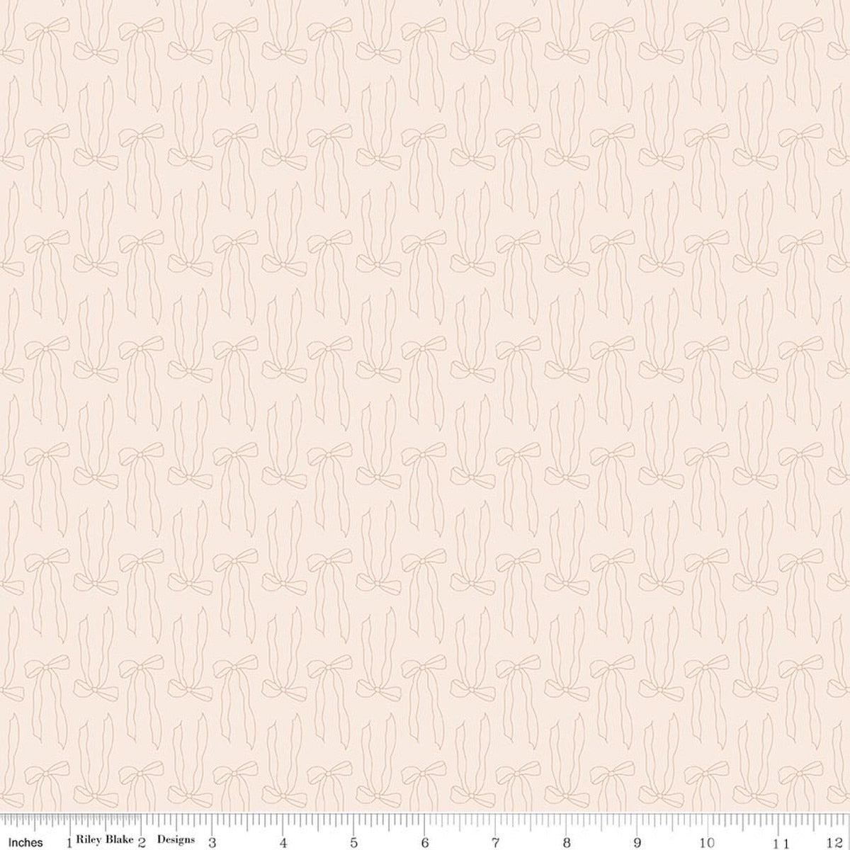 Charmed & Treasured Bows Latte Quilt Fabric by Kassidy Grace