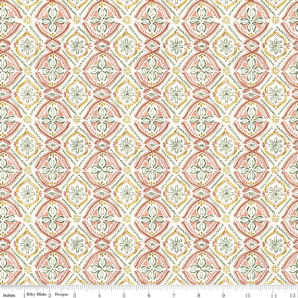 Blissful Moments Medallions Multi Quilt Fabric
