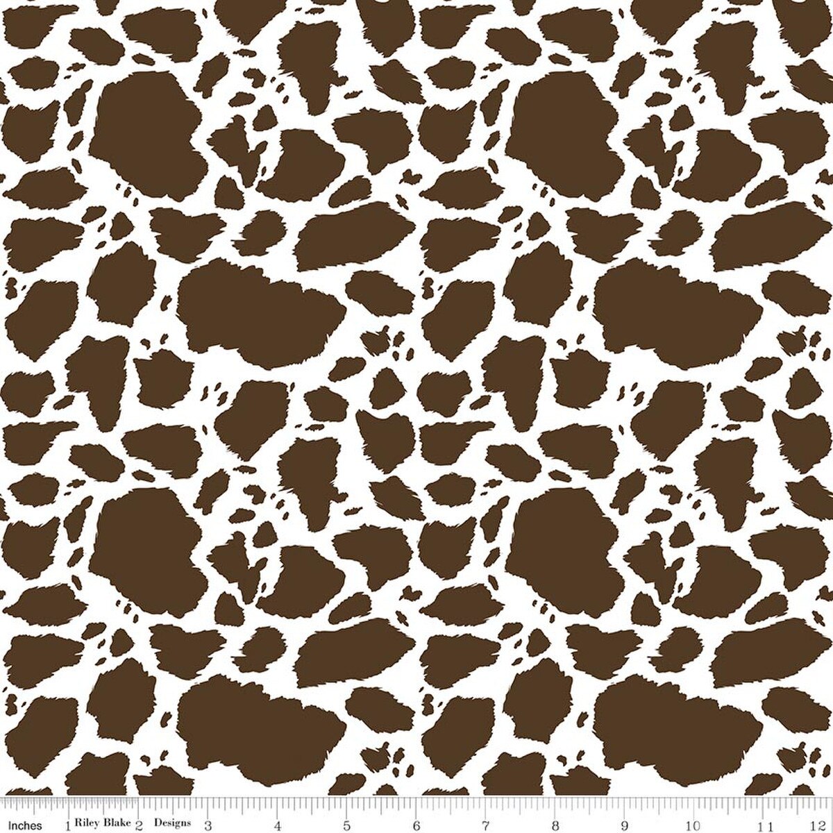 The Homestead Cow Patches Brown Quilt Fabric by The Homestead — Tara Reed