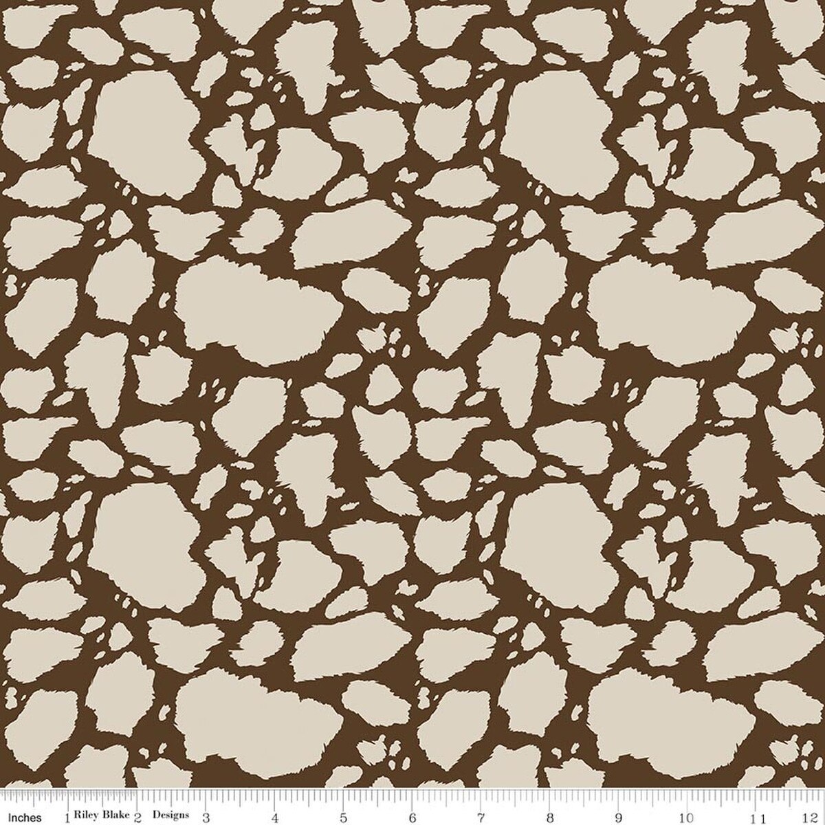 The Homestead Cow Patches Tan Quilt Fabric by The Homestead — Tara Reed