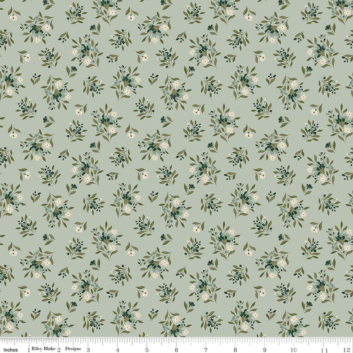 Worth Repeating Floral Laurel Quilt Fabric by Sandy Gervais by Sandy Gervais
