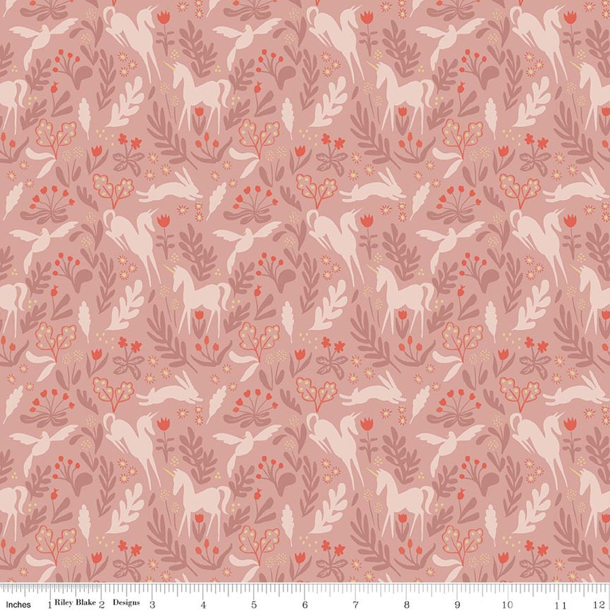 Story Land Magic Folk Rose Quilt Fabric by Sarah Jane