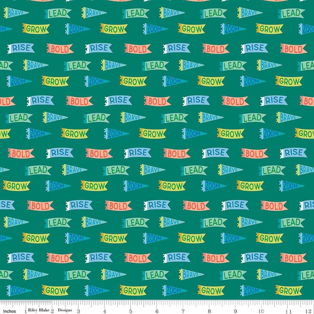 Brave Your Way Brave Banners Everest Quilt Fabric by Cayla Naylor