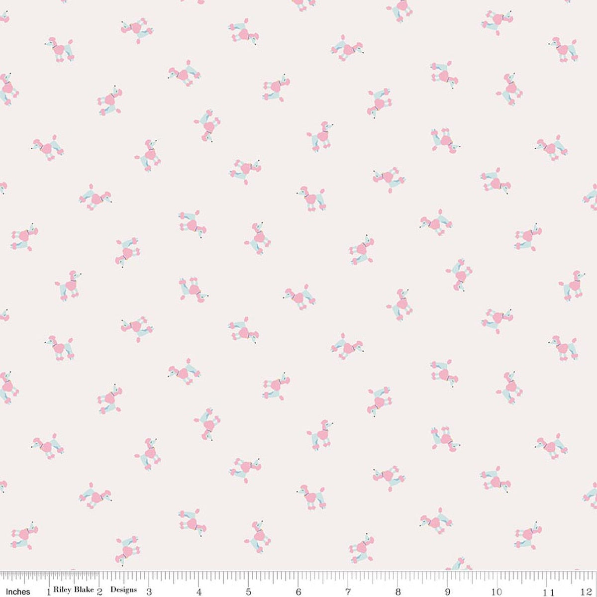 Hush Hush 6 Ca-Poodling Quilt Fabric by Amanda Niederhauser