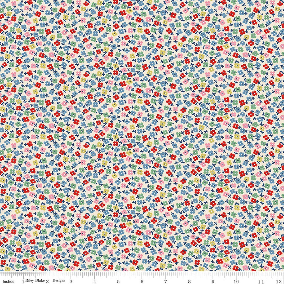 Cath Kidston® Signature Collection Teeny One Cream Quilt Fabric by Cath Kidston