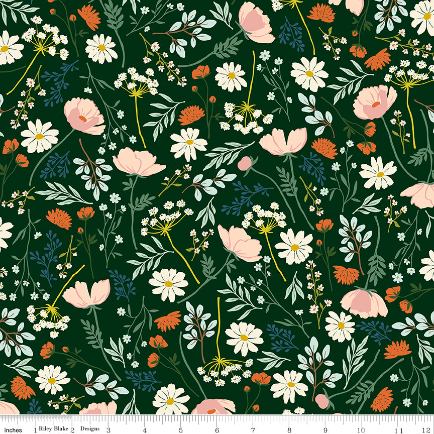 Luna Field Main Woodland Quilt Fabric by Luna Field — Katherine Lenius