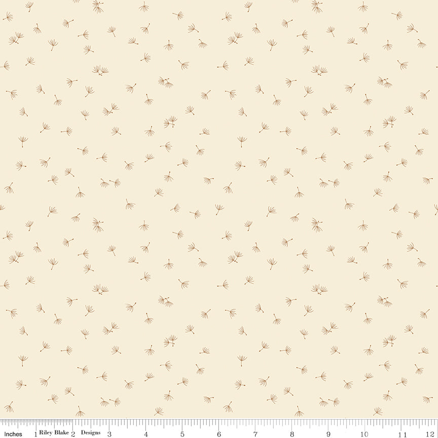 Luna Field Seedheads Cream Quilt Fabric by Luna Field — Katherine Lenius