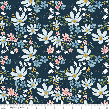 Sweet as Honey Main Midnight Quilt Fabric by Sweet as Honey — Frank Gulick